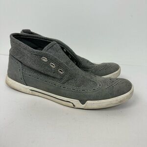 Steve Madden Cline Gray Grey Wingtip Chukka Boots